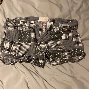 Plaid shorts